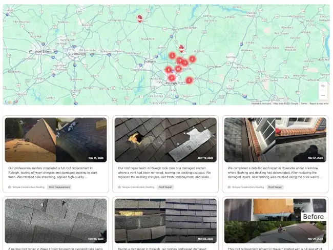 Simple Construction local projects