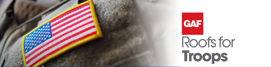 GAF Roofs for Troops Promotion